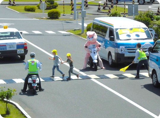 交通安全教室の様子